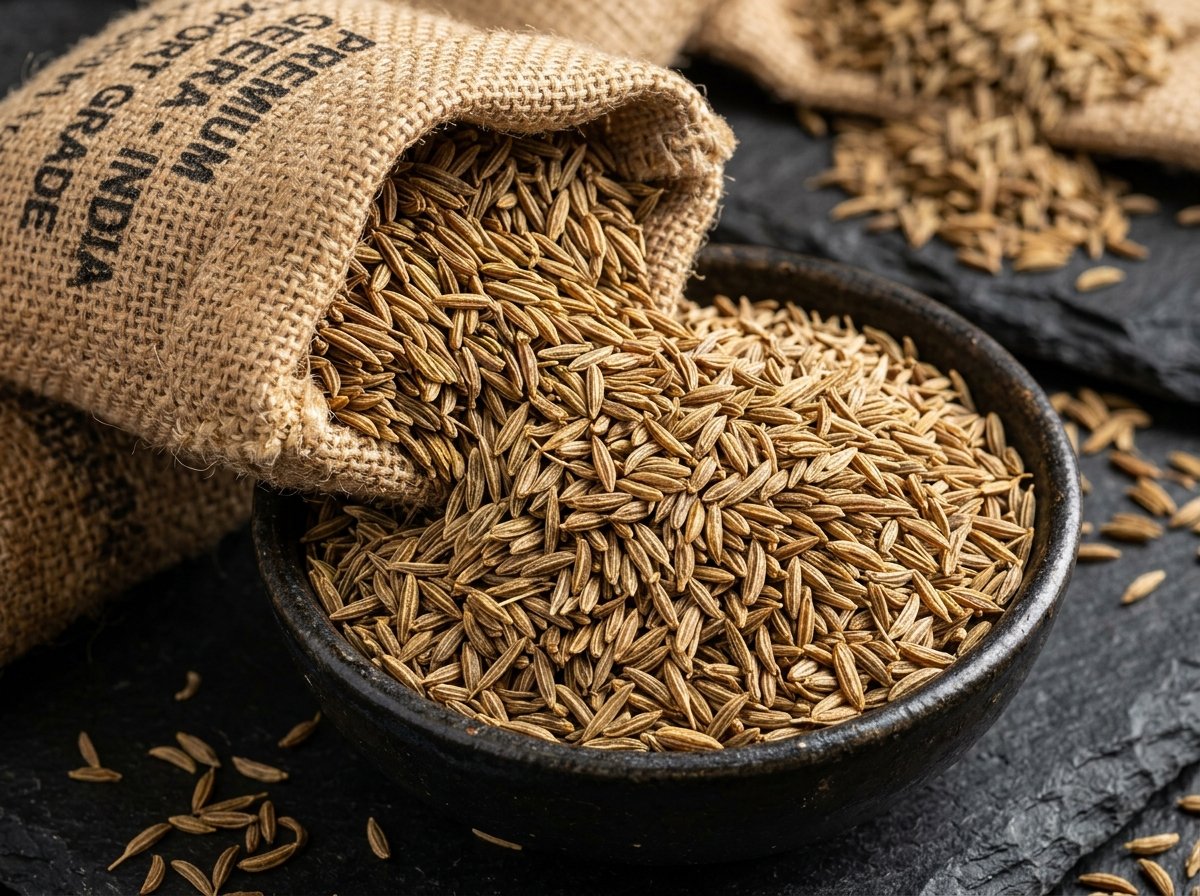 Aromatic sortex cleaned whole Indian cumin seeds Jeera with export jute bag